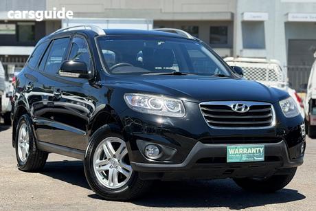 Black 2011 Hyundai Santa FE SUV ELITE CRDI (4X4)