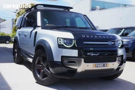 Silver 2020 Land Rover Defender Wagon 110 P400 X (294Kw)