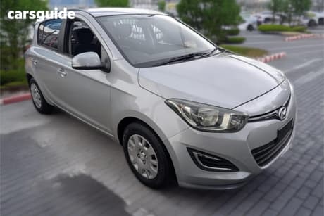 Silver 2013 Hyundai I20 Hatchback Active