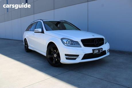 White 2014 Mercedes-Benz C200 Wagon