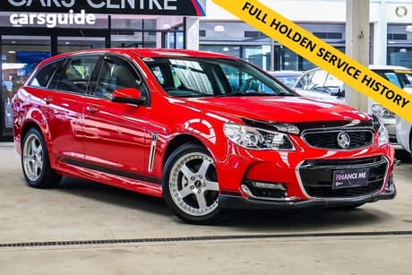 Red 2017 Holden Commodore Sportswagon Sv6