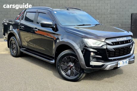 Black 2021 Isuzu D-MAX Crew Cab Utility X-Terrain (4X4)