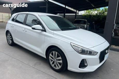 White 2017 Hyundai I30 Hatchback Active