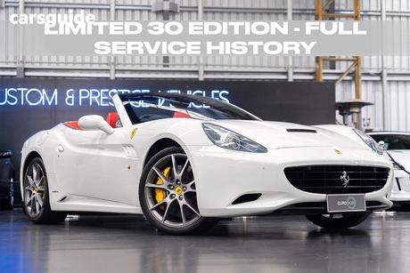 White 2012 Ferrari California Convertible 30