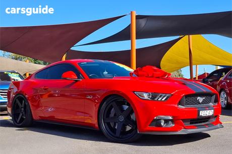 Red 2016 Ford Mustang Coupe Fastback Gt 5.0 V8