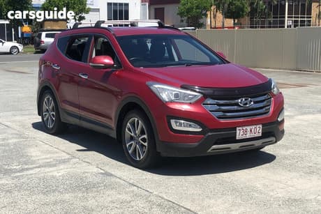 Red 2014 Hyundai Santa FE Wagon Elite Crdi (4X4)