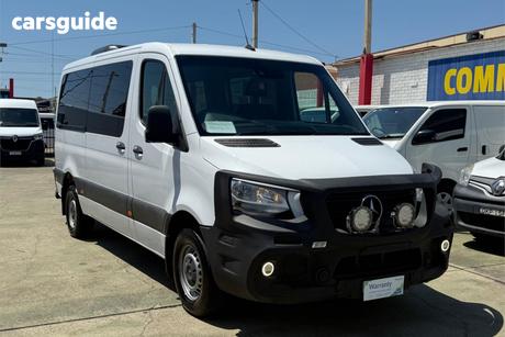 White 2019 Mercedes-Benz Sprinter Van 419Cdi Vs30 Mwb Rwd High Roof