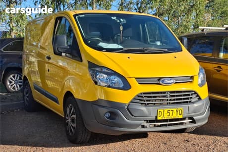 Yellow 2017 Ford Transit Custom Van 290S (Swb)