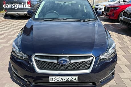 Blue 2015 Subaru Impreza Hatchback 2.0I (Awd)