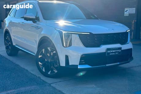 White 2025 Kia Sorento Wagon Gt-Line 7 Seat