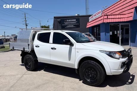 White 2017 Mitsubishi Triton Dual Cab Utility Glx