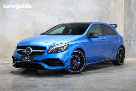 Blue 2016 Mercedes-Benz A45 Hatch AMG 176 MY16