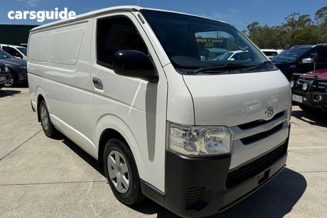 White 2017 Toyota HiAce Van Lwb