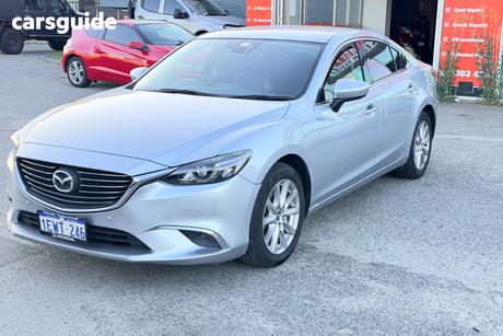 Silver 2015 Mazda 6 Sedan Touring
