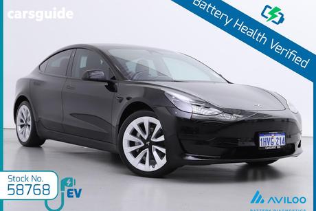 Black 2023 Tesla Model 3 Sedan Rear-Wheel Drive