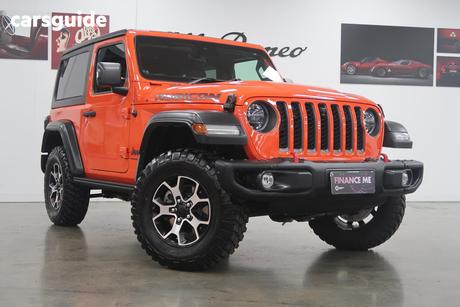 Orange 2023 Jeep Wrangler Hardtop Rubicon (4X4) 2 Door