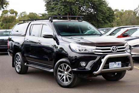 Black 2018 Toyota Hilux Dual Cab Utility Sr5 (4X4)