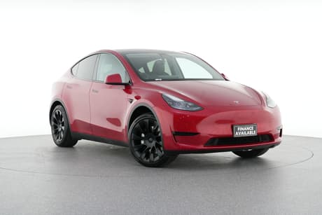 Red 2023 Tesla Model Y Wagon Rear-Wheel Drive