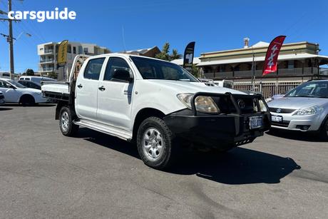 White 2011 Toyota Hilux Dual Cab Pick-up Sr (4X4)