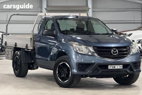 Blue 2018 Mazda BT-50 Cab Chassis Xt (4X2)