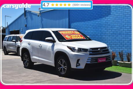 White 2017 Toyota Kluger Wagon Gx (4X4)