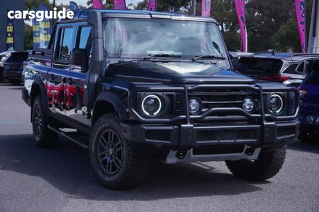 Grey 2024 Ineos Grenadier Double Cab Chassis Quartermaster Trialmaster Ed