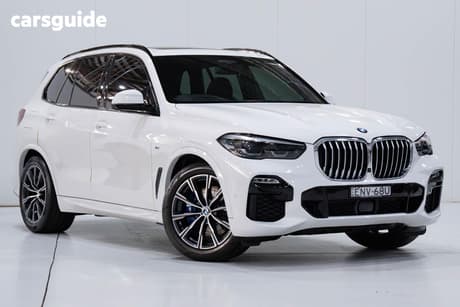 White 2021 BMW X5 Wagon Xdrive40I M Sport