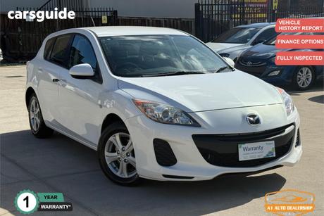 White 2011 Mazda 3 Hatchback Neo