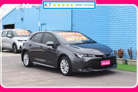 Grey 2023 Toyota Corolla Hatchback Ascent Sport Hybrid