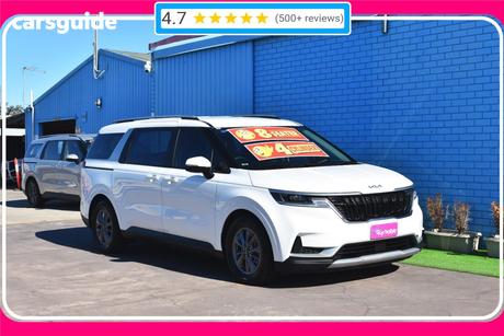 White 2022 Kia Carnival Wagon S