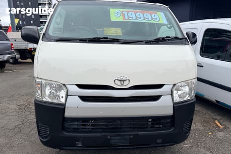 White 2012 Toyota HiAce Van Lwb