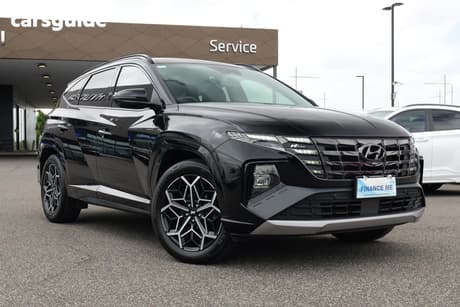 Black 2022 Hyundai Tucson Wagon Highlander N Line (Awd)