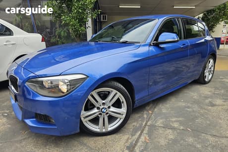 Blue 2013 BMW 118D Hatchback Sport Line