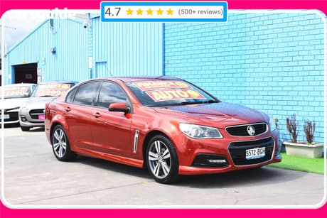 Red 2015 Holden Commodore Sedan Sv6