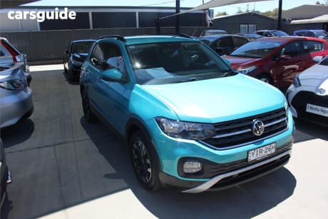 Blue 2021 Volkswagen T-Cross Wagon 85Tsi Life
