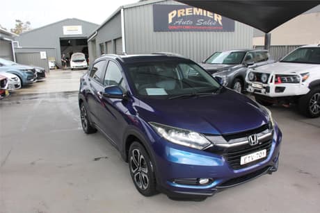 Blue 2015 Honda HR-V Wagon Vti-L