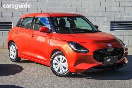 Orange 2025 Suzuki Swift Hatchback Hybrid