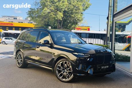 Black 2025 BMW X7 Wagon Xdrive40D M Sport Mhev