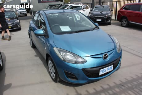 Blue 2012 Mazda 2 Hatchback Neo