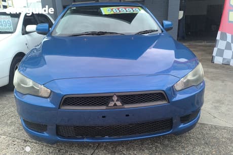Blue 2010 Mitsubishi Lancer Sedan Es