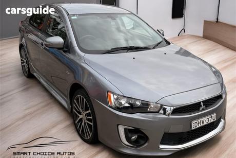Grey 2016 Mitsubishi Lancer Hatchback Gsr Sportback