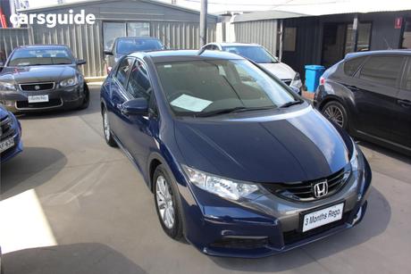 Blue 2013 Honda Civic Hatchback Vti-S