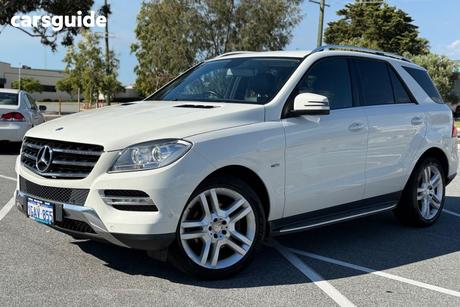 White 2012 Mercedes-Benz ML250 Wagon Cdi Bluetec (4X4)