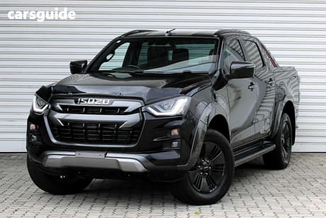 Black 2021 Isuzu D-MAX Crew Cab Utility X-Terrain (4X4)