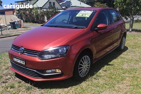 Red 2015 Volkswagen Polo Hatchback 66 Tsi Trendline