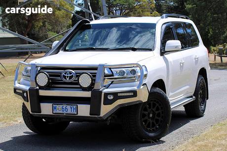 White 2021 Toyota Landcruiser Wagon Lc200 Gxl (4X4)