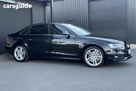 Black 2014 Audi A4 Sedan 2.0 Tfsi S-Line Quattro