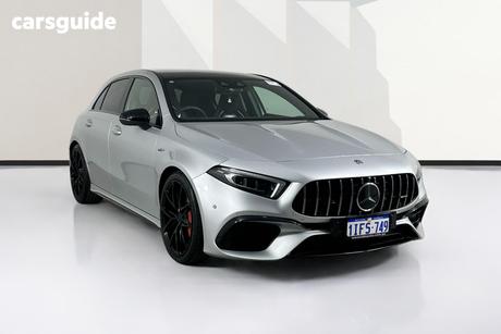 Silver 2020 Mercedes-Benz A45 Hatchback S 4Matic
