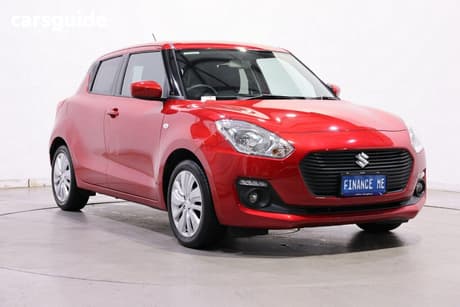 Red 2019 Suzuki Swift Hatchback Gl Navigator