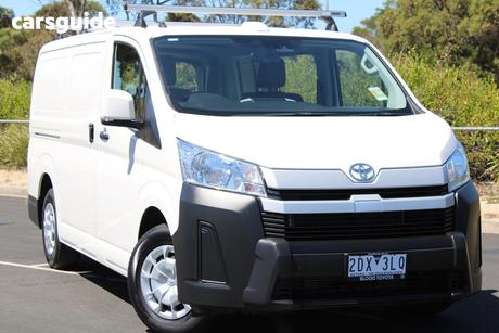 White 2024 Toyota HiAce Van Lwb